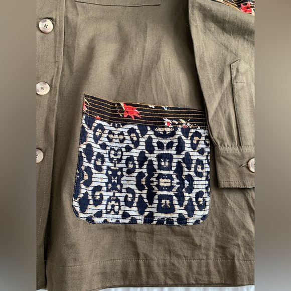 Tru Luxe Jeans Multicolor Embroidered Utility Jacket - Picture 10 of 16